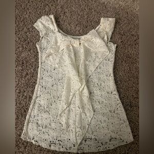 Rue21 White Lace Top